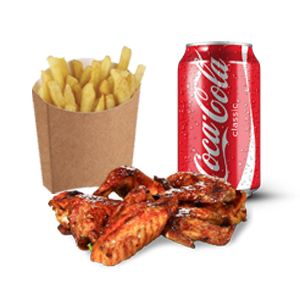 Peri Peri Chicken Wings Meal